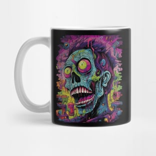 Psychedelic Zombie Chaos Mug